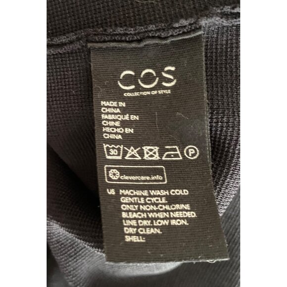 COS Knitted Long Cardigan In Navy M - Picture 6 of 6